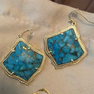 Kendra Scott Bronze Veined Turquoise - Kirsten